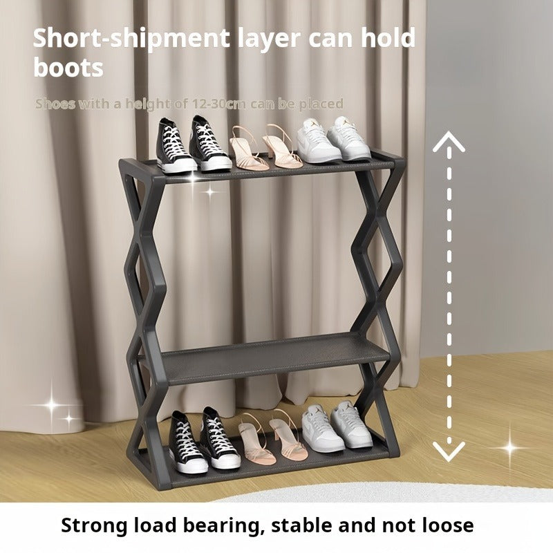 4-layer X Shoe Rack, Home Storage Supplies, High-quality Multi-layer Storage Rack, Shoe Rack At The Entrance Of The Living Room And Bedroom
