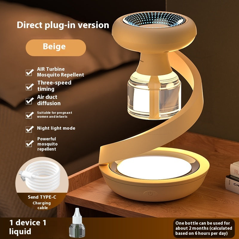 Mosquito Killing Lamp Intelligent Timing Two-in-one Spiral Electric Heating Repellent