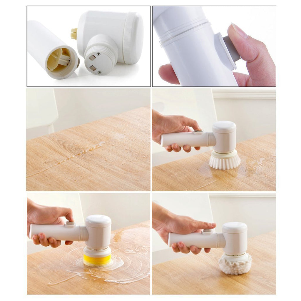 5-in-1 Cordless Electric Cleaning Brush – Rechargeable