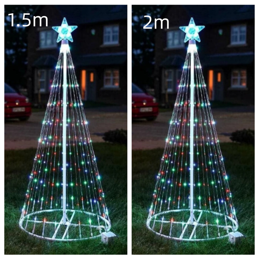 Multi‑Color Animated Outdoor LED Christmas Tree Lights
