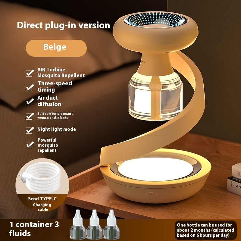 Mosquito Killing Lamp Intelligent Timing Two-in-one Spiral Electric Heating Repellent