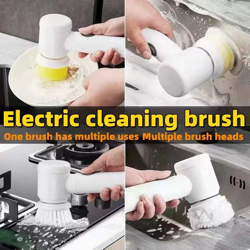 5-in-1 Cordless Electric Cleaning Brush – Rechargeable