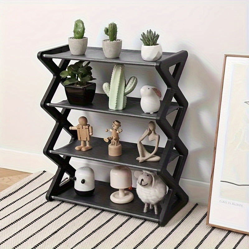 4-layer X Shoe Rack, Home Storage Supplies, High-quality Multi-layer Storage Rack, Shoe Rack At The Entrance Of The Living Room And Bedroom