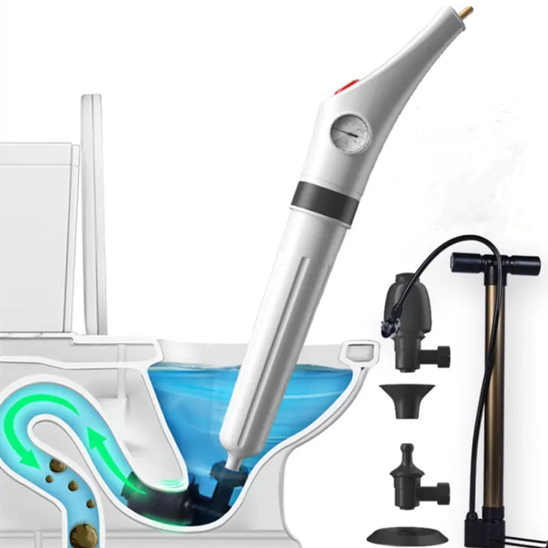 High‑Pressure Air Drain Blaster Gun - Toilet Plunger