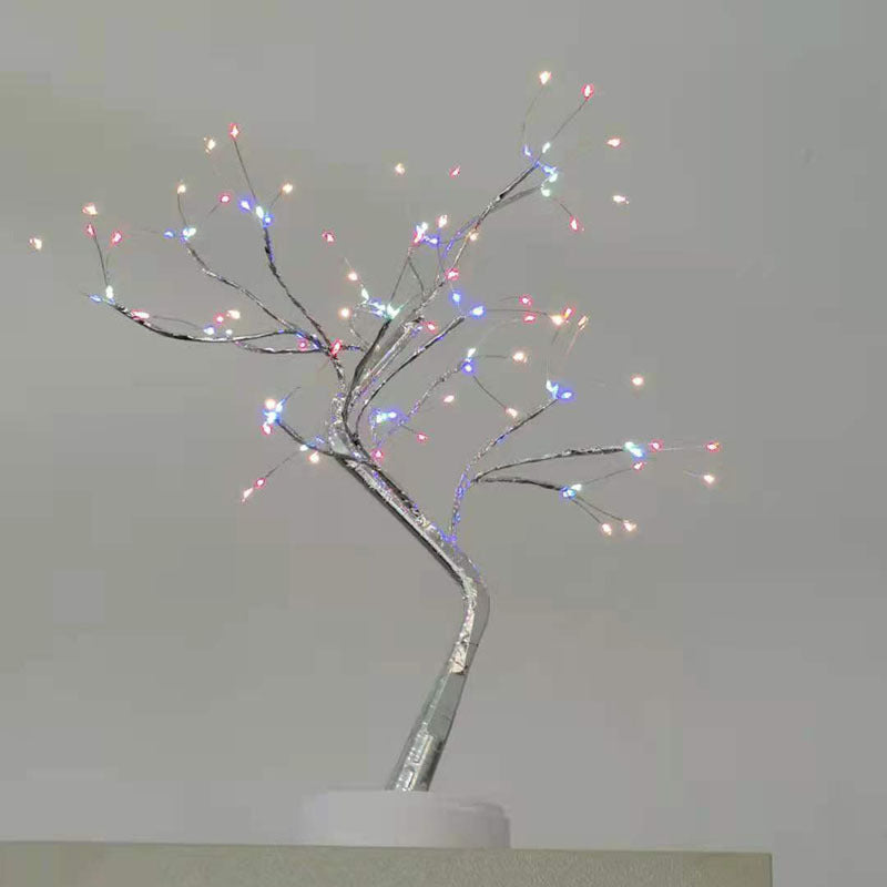 Starry Sky LED Copper‑Wire Tree Lamp – Multi‑Color Decorative Light
