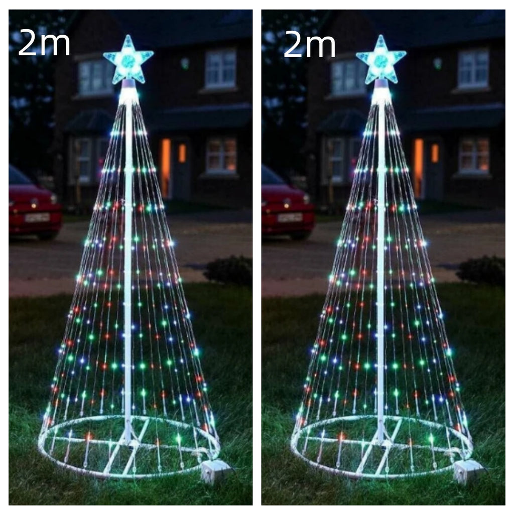 Multi‑Color Animated Outdoor LED Christmas Tree Lights