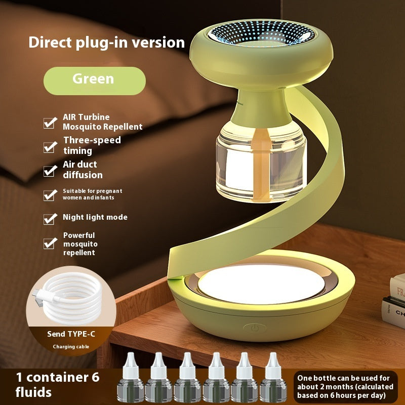 Mosquito Killing Lamp Intelligent Timing Two-in-one Spiral Electric Heating Repellent