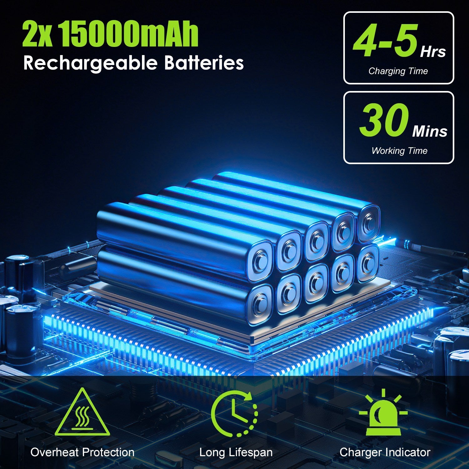 Cordless High‑Pressure Washer – Portable 435 PSI Power Cleaner