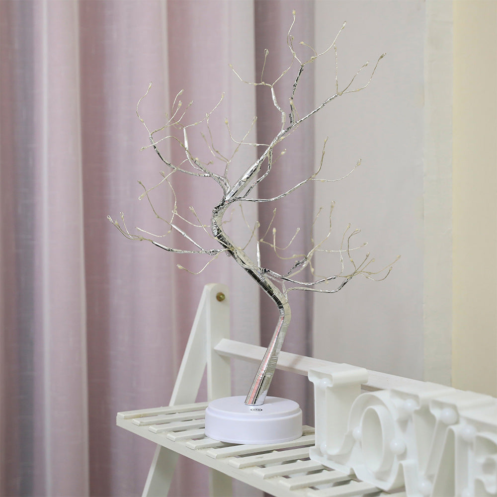 Starry Sky LED Copper‑Wire Tree Lamp – Multi‑Color Decorative Light