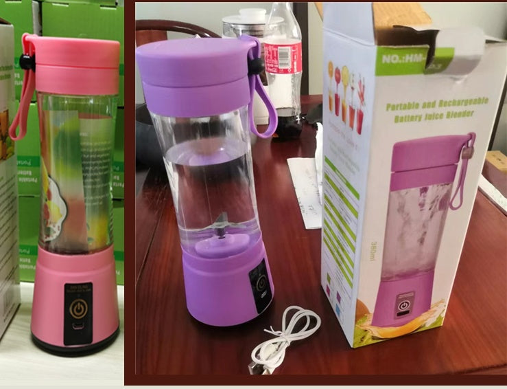 USB-Rechargeable Portable Blender – Mini Juicer for Fruits