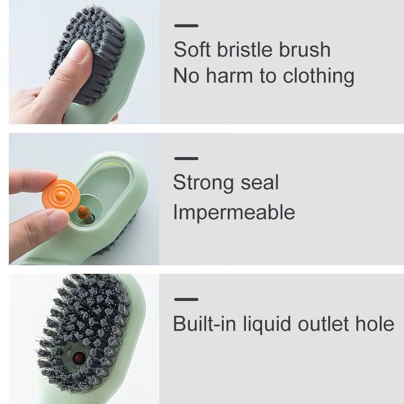 Automatic Liquid‑Dispensing Deep‑Cleaning Shoe Brush