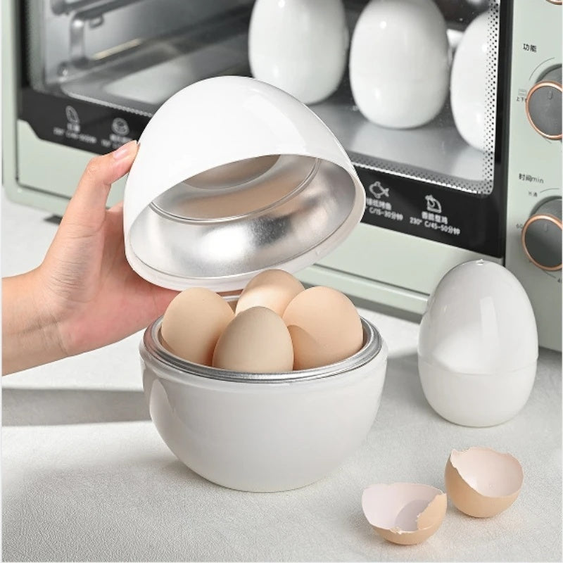 4-Egg Microwave Egg Steamer & Boiler