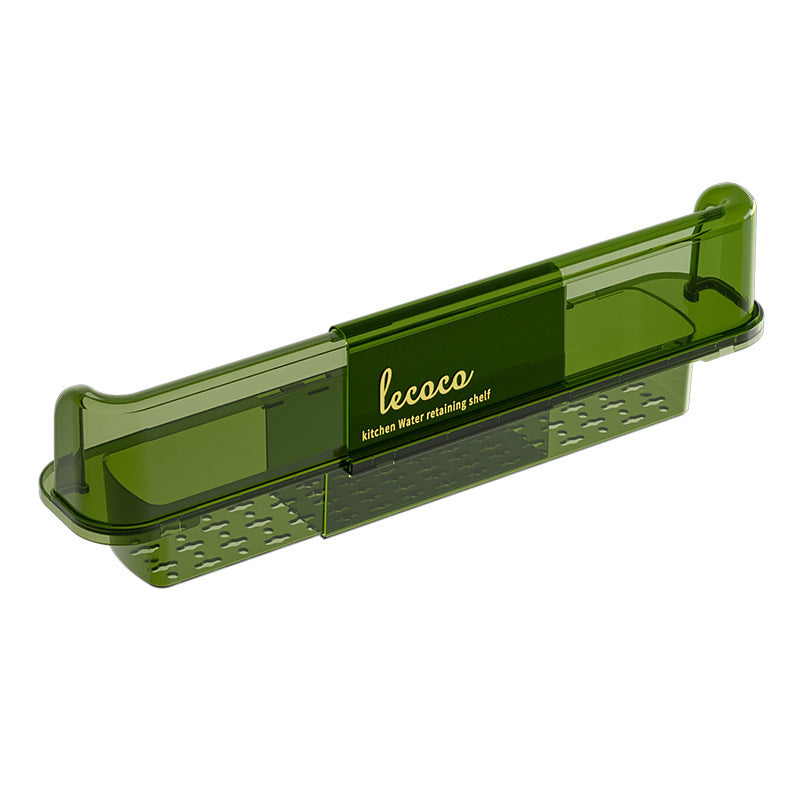 Retractable Drainage Baffle Storage Rack Creative Kitchen Supplies