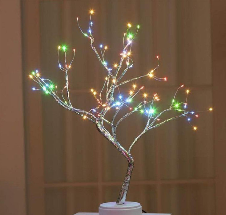 Starry Sky LED Copper‑Wire Tree Lamp – Multi‑Color Decorative Light