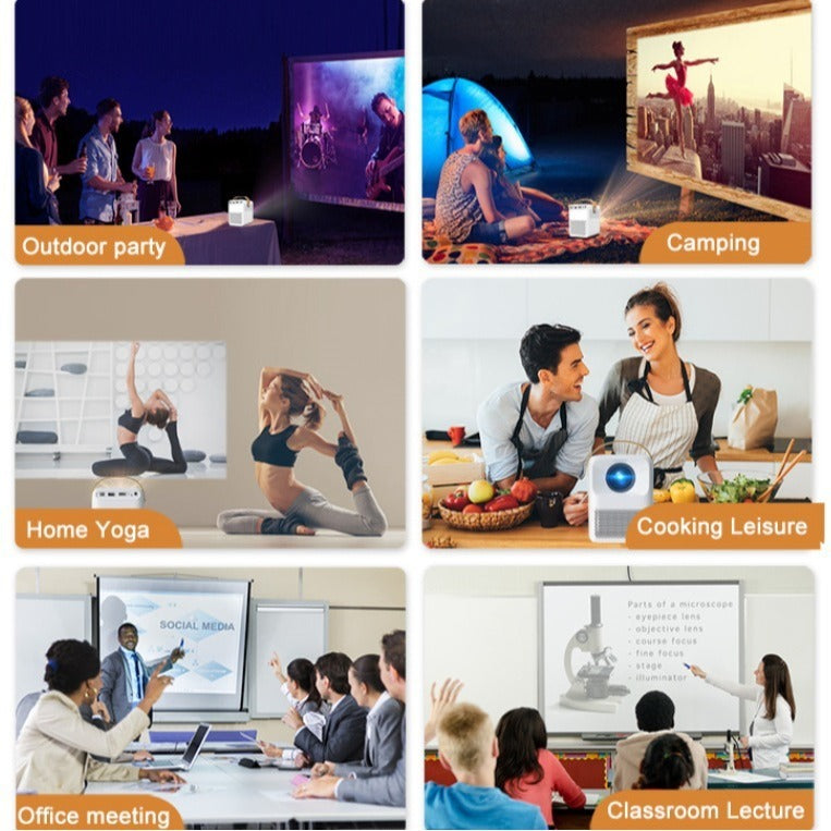 Home Ultra HD Mobile Phone Projector