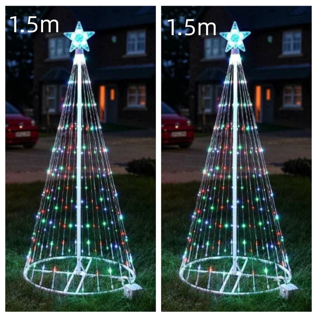 Multi‑Color Animated Outdoor LED Christmas Tree Lights