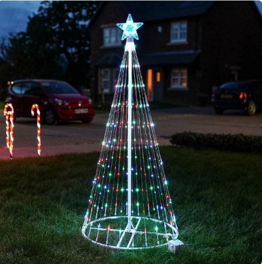 Multi‑Color Animated Outdoor LED Christmas Tree Lights