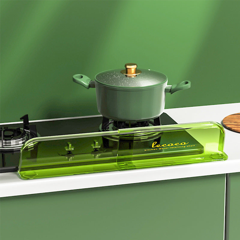 Retractable Drainage Baffle Storage Rack Creative Kitchen Supplies