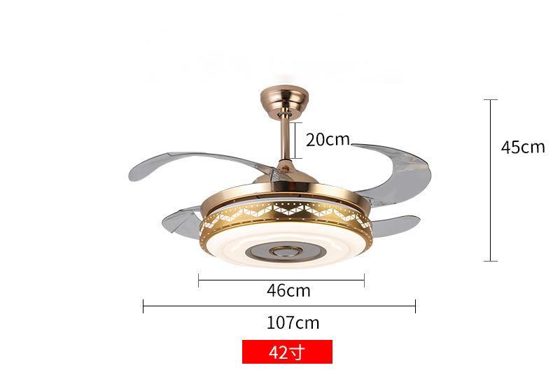 Intelligent Living Room Fan Light – Smart Home Ceiling Fan

