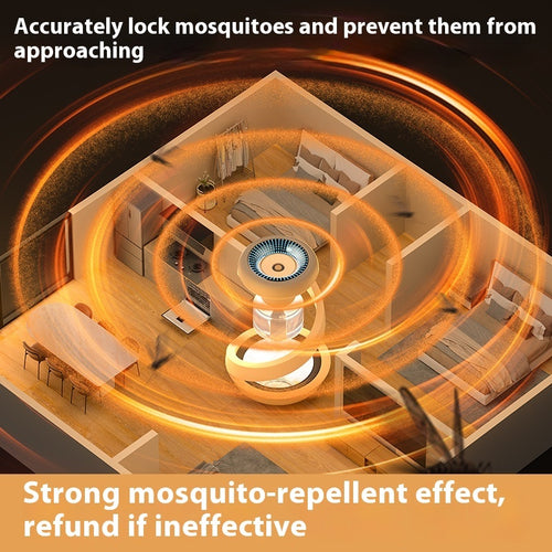 2‑in‑1 Spiral Electric Mosquito Killing Lamp & Repellent